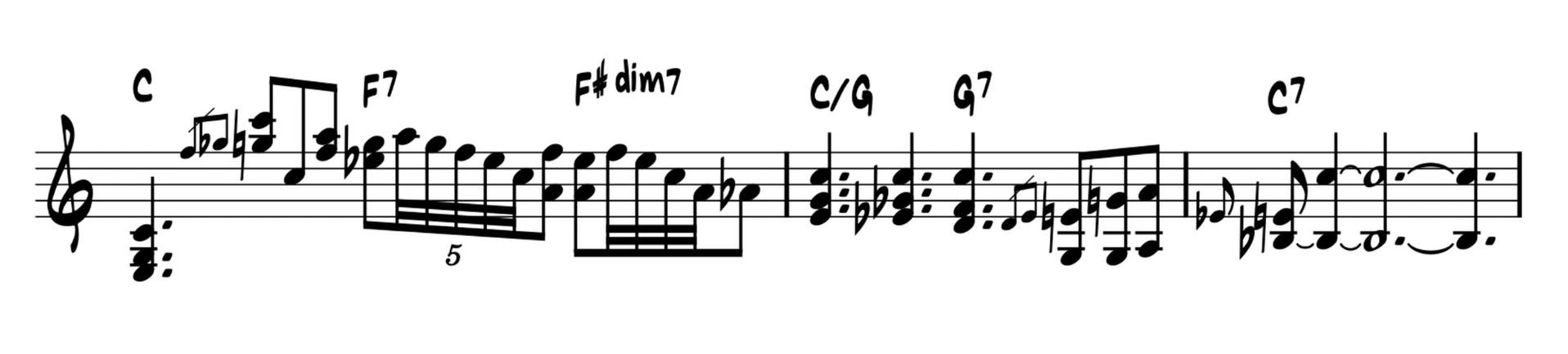 blues scale turnaround lick