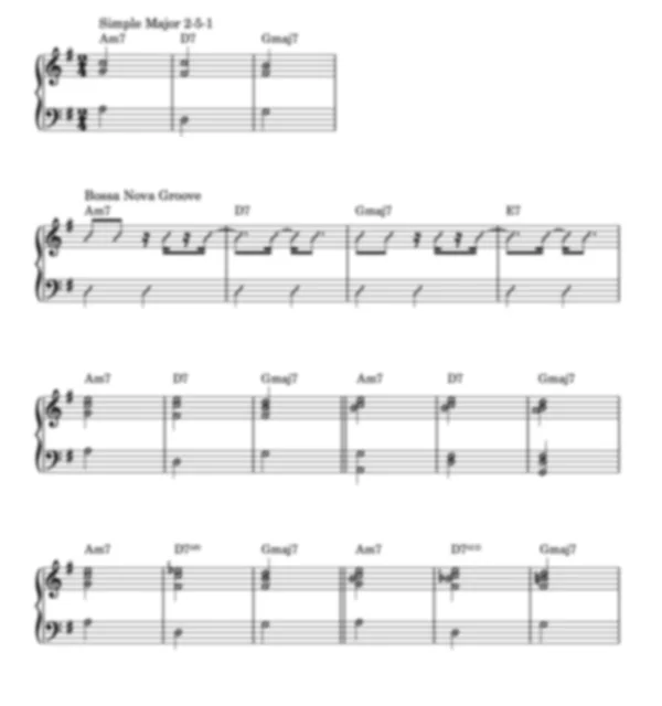 Tenderly – A Section Voicings