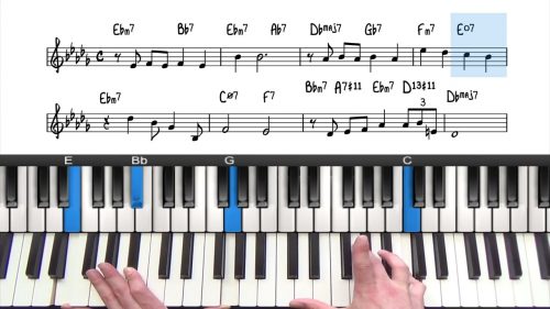 Jazz Piano Chord Voicing Chart